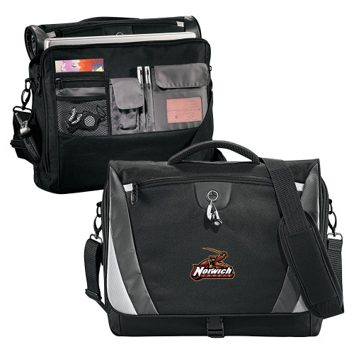  Black/Grey Slope Computer Messenger Bag - Primary Mark