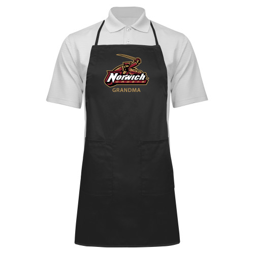 Full Length Black Apron-Grandma