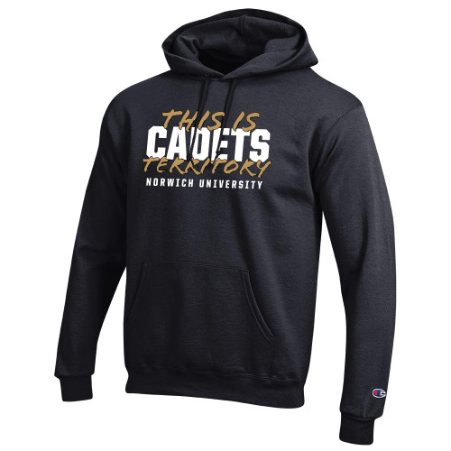 Champion Black Fleece Hoodie-Norwich - This is Cadets Territory
