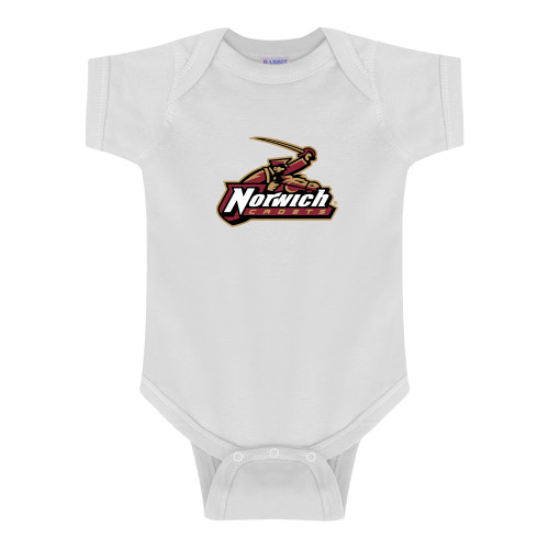 White Infant Onesie-Primary Mark