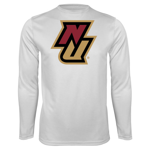 White Performance Long Sleeve Shirt-NU