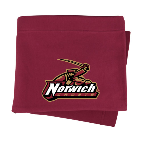 Maroon Sweatshirt Blanket-Primary Mark