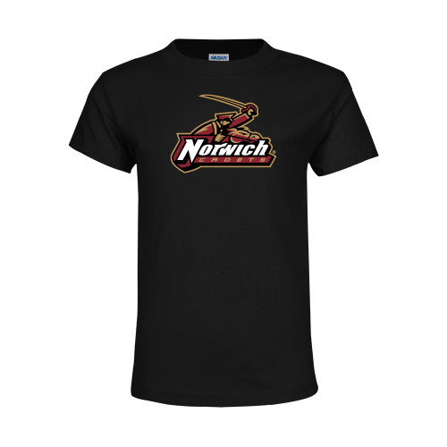 Youth Black T Shirt-Primary Mark