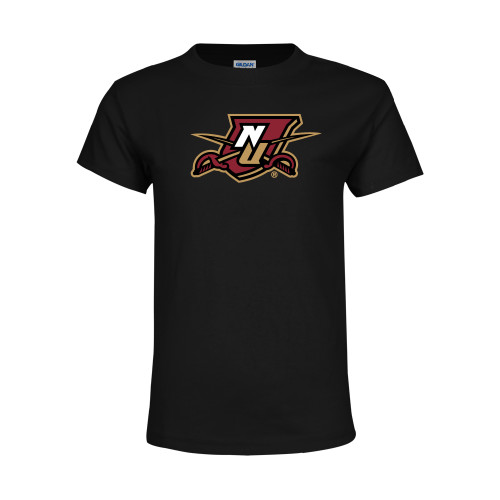 Youth Black T Shirt-NU Shield