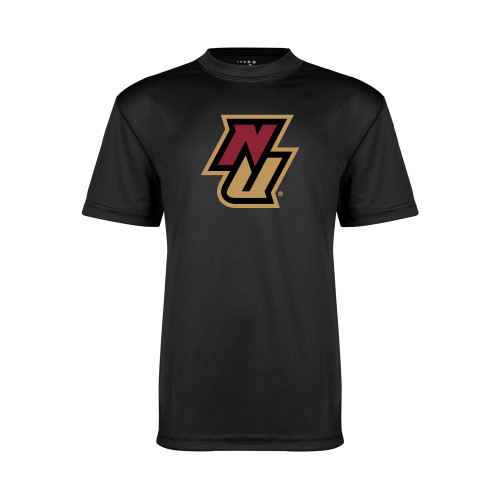 Youth Performance Black Tee-NU