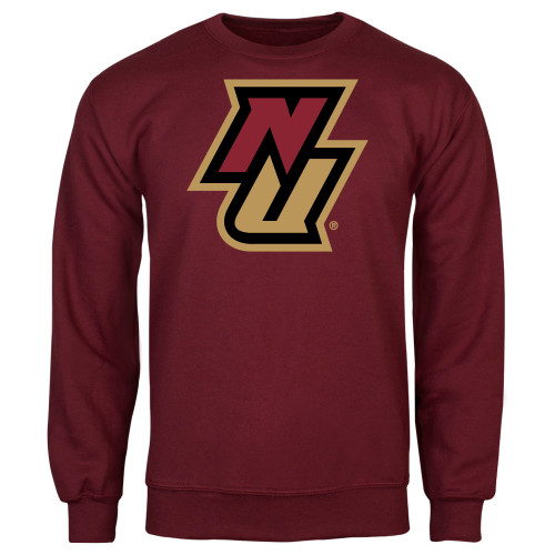 Maroon Fleece Crew-NU