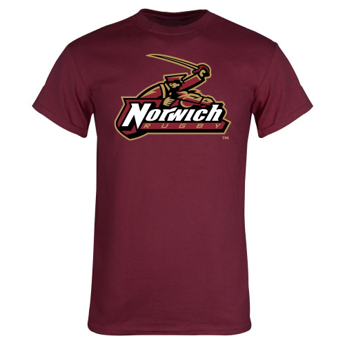 Maroon T Shirt-Rugby