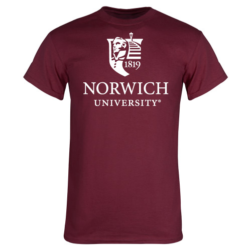 Maroon T Shirt-University Mark