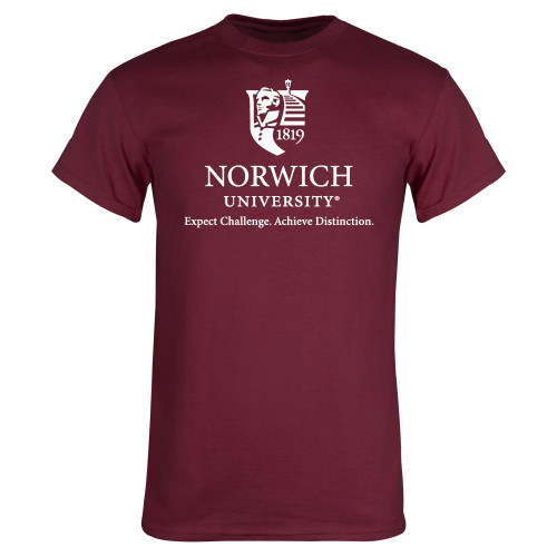 Maroon T Shirt-University Mark