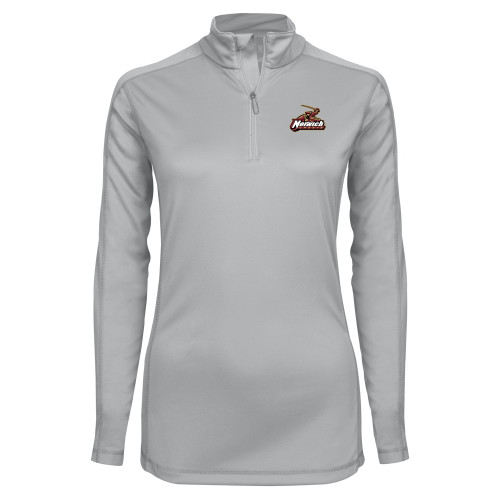 Syntrel Womens Platinum Interlock 1/4 Zip-Primary Mark