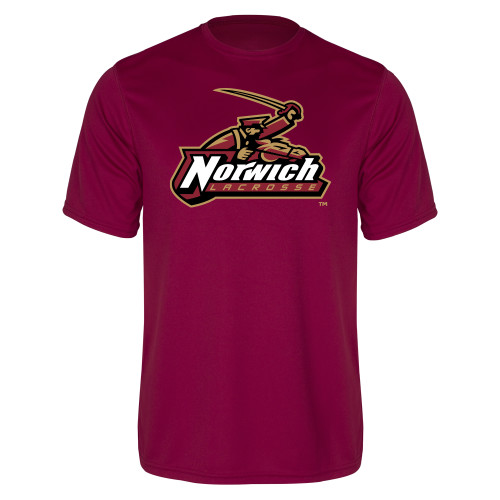 Maroon Performance Tee-Lacrosse