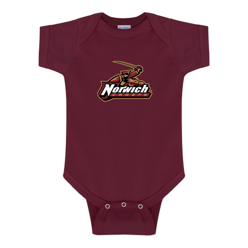 Maroon Infant Onesie-Primary Mark