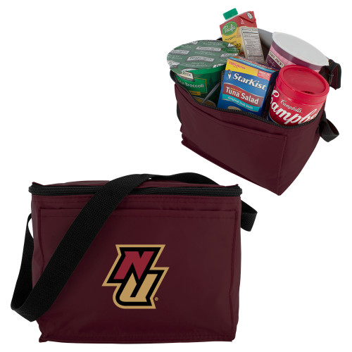 Six Pack Maroon Cooler-NU