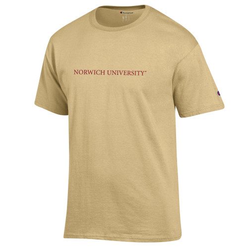 Champion Vegas Gold T Shirt-Wordmark