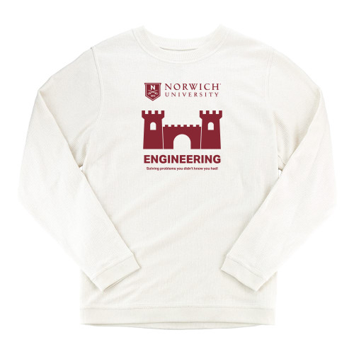  Boxercraft Womens Cream Corded Crew - Engineering Norwich