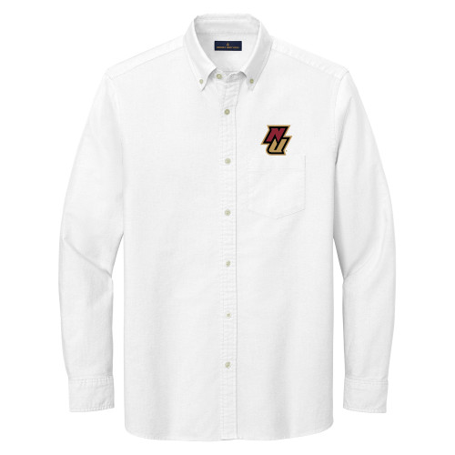  Brooks Brothers Mens White Casual Oxford Cloth Shirt - NU
