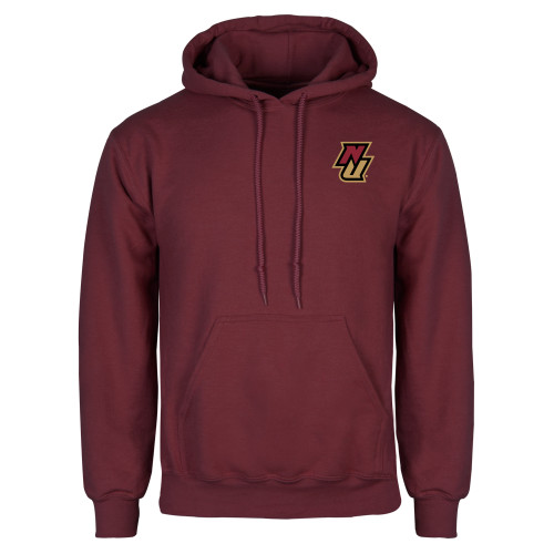 Maroon Fleece Hoodie-NU