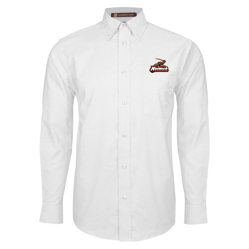 White Oxford Long Sleeve Shirt-Primary Mark