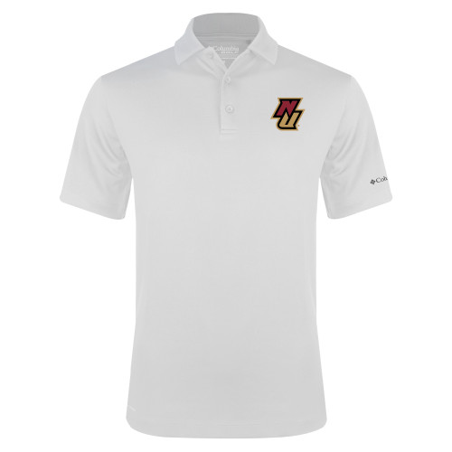 Columbia White Omni Wick Drive Polo-NU