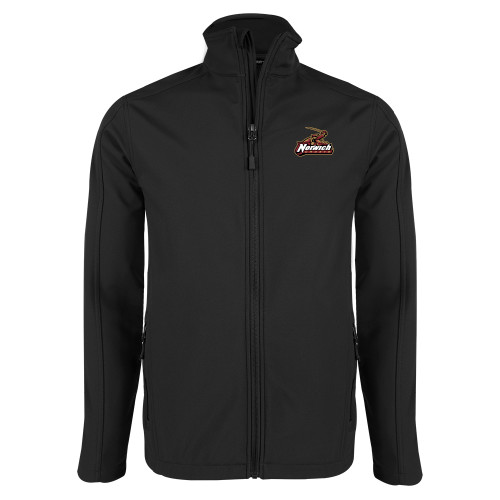 Black Softshell Jacket-Primary Mark
