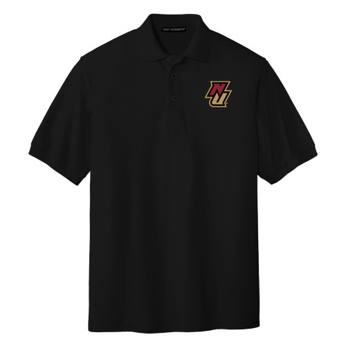 Black Silk Touch Polo-NU