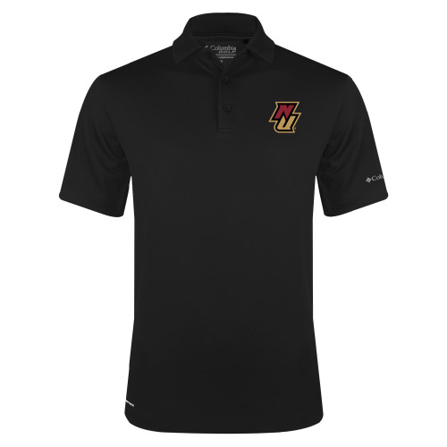 Columbia Black Omni Wick Drive Polo-NU