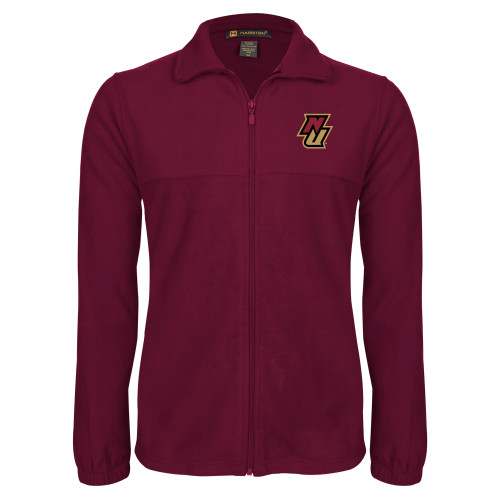 Maroon Fleece Full Zip Jacket-NU