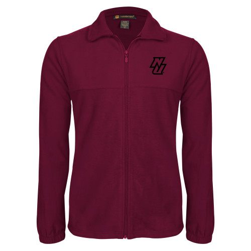Maroon Fleece Full Zip Jacket-NU