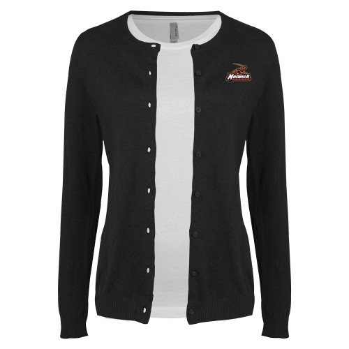 Womens Black Cardigan Sweater-Primary Mark