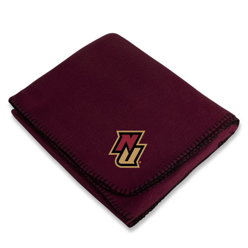 Maroon Arctic Fleece Blanket-NU
