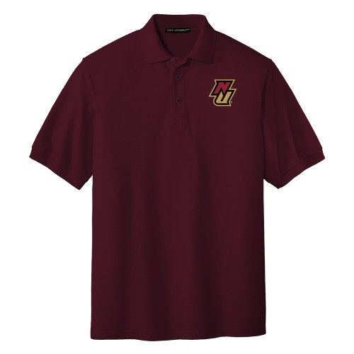 Maroon Silk Touch Polo-NU