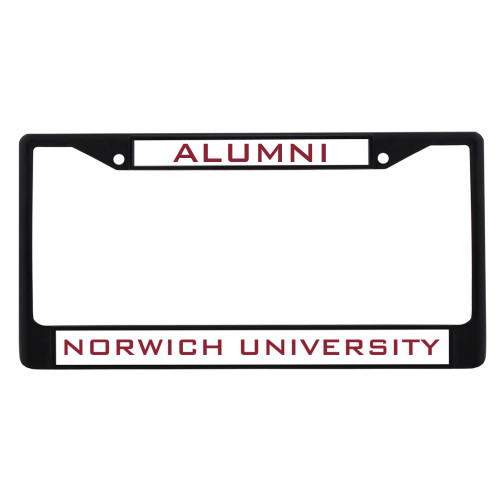 Alumni Metal License Plate Frame in Black-Alumni