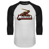 Thumbnail image for  White/Black Raglan Baseball T Shirt