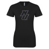 Thumbnail image for  Next Level Womens Black Boyfriend Tee