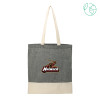Thumbnail image for  Split Recycled Black Cotton Twill Convention Tote