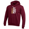 Thumbnail image for  Champion Maroon Fleece Hoodie