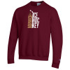 Thumbnail image for  Champion Maroon Fleece Crew