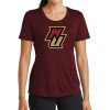 Thumbnail image for  Womens Maroon Performance Short Sleeve Tee