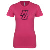 Thumbnail image for  Next Level Womens Fuchsia Boyfriend Tee