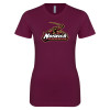 Thumbnail image for  Next Level Womens Maroon Boyfriend Tee