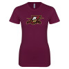 Thumbnail image for  Next Level Womens Maroon Boyfriend Tee