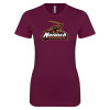Thumbnail image for  Next Level Womens Maroon Boyfriend Tee