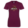 Thumbnail image for  Next Level Womens Maroon Boyfriend Tee