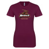 Thumbnail image for  Next Level Womens Maroon Boyfriend Tee
