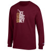 Thumbnail image for  Champion Maroon Long Sleeve T Shirt