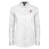 Thumbnail image for  Womens White Twill Button Down Long Sleeve