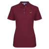 Thumbnail image for  Womens Silk Touch Maroon Pique Polo
