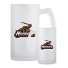 Thumbnail image for  Full Color Decorative Frosted Glass Mug 16oz
