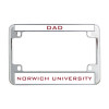 Thumbnail image for  Metal Motorcycle License Plate Frame in Chrome