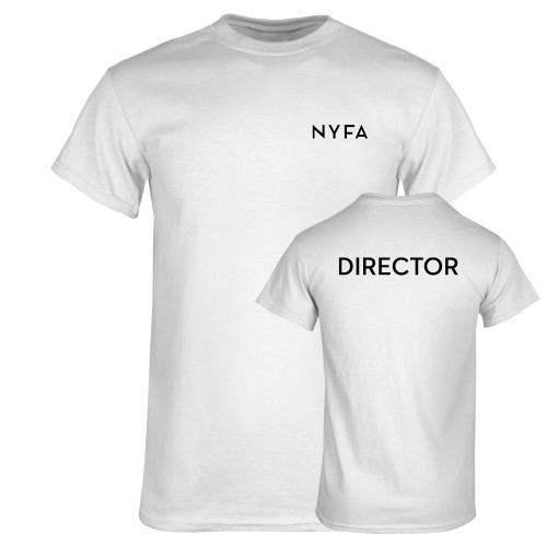  White T Shirt - NYFA Primary Mark